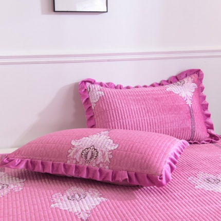 91家纺网 家纺一手货源 找家纺 （总）雨洋家纺 2025新款水晶绒枕套一对