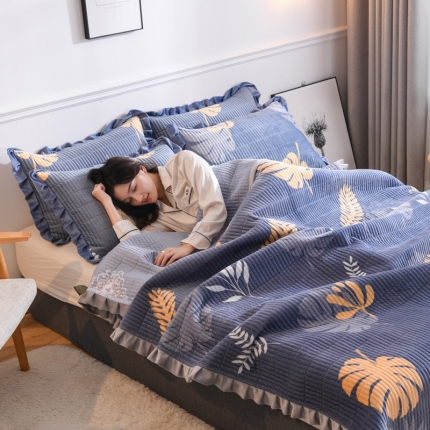 91家纺网 家纺一手货源 找家纺 （总）雨洋家纺 2025新款水晶绒枕套一对