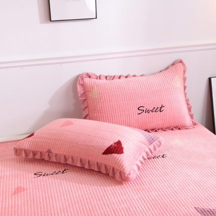 91家纺网 家纺一手货源 找家纺 （总）雨洋家纺 2025新款水晶绒枕套一对