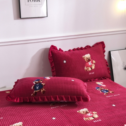 91家纺网 家纺一手货源 找家纺 （总）雨洋家纺 2025新款水晶绒枕套一对