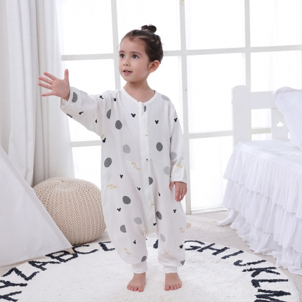 91家纺网 家纺一手货源 找家纺 （总）心卓婴童馆 2019新款儿童双层纱分腿睡袋