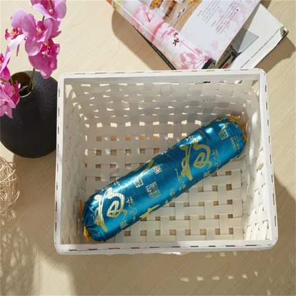 皇皇冠之家枕芯 颈椎枕荞麦牵引护颈枕圆枕 宝石蓝