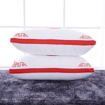 91家纺网 家纺一手货源 找家纺 皇冠之家 2024新款婚庆羽丝枕芯48*74一只 双喜