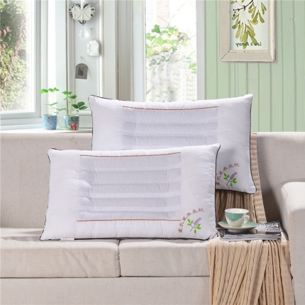 91家纺网 家纺一手货源 找家纺 皇冠之家 2021新款茉莉花枕芯 茉莉花灰色