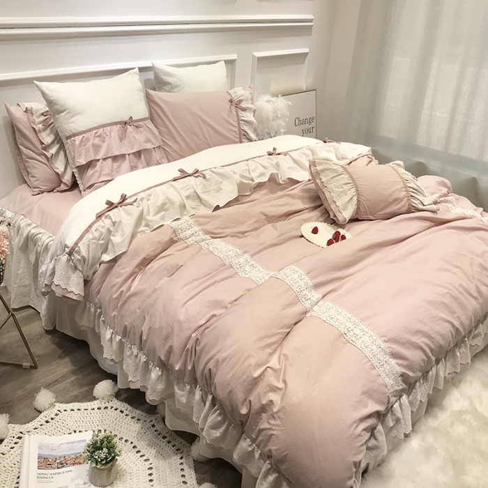 91家纺网 家纺一手货源 找家纺 星野家居 2019新款公主系列艾莉四件套