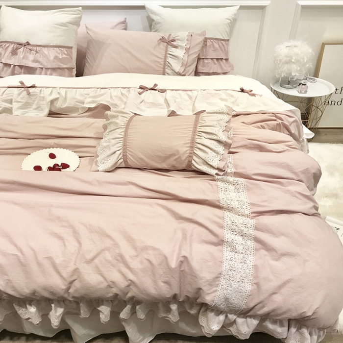 91家纺网 家纺一手货源 找家纺 星野家居 2019新款公主系列艾莉四件套