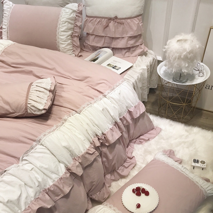 91家纺网 家纺一手货源 找家纺 星野家居 2019秋冬新品仙蒂系列四件套