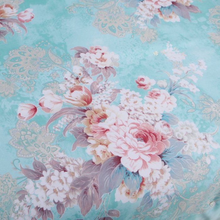 91家纺网 家纺一手货源 找家纺 鑫发家纺 2019新款织锦稠被 虞美人