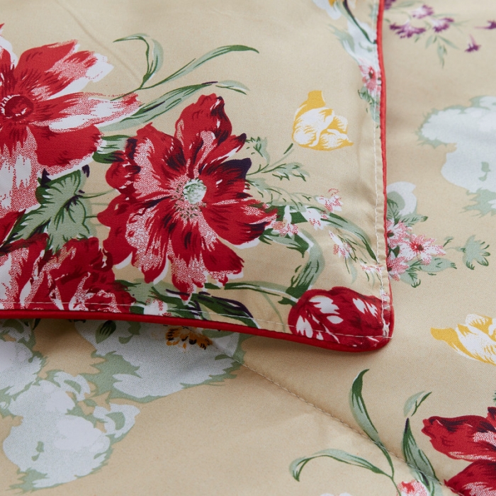 91家纺网 家纺一手货源 找家纺 鑫发家纺 2021新款丝绸印花被 一米阳光