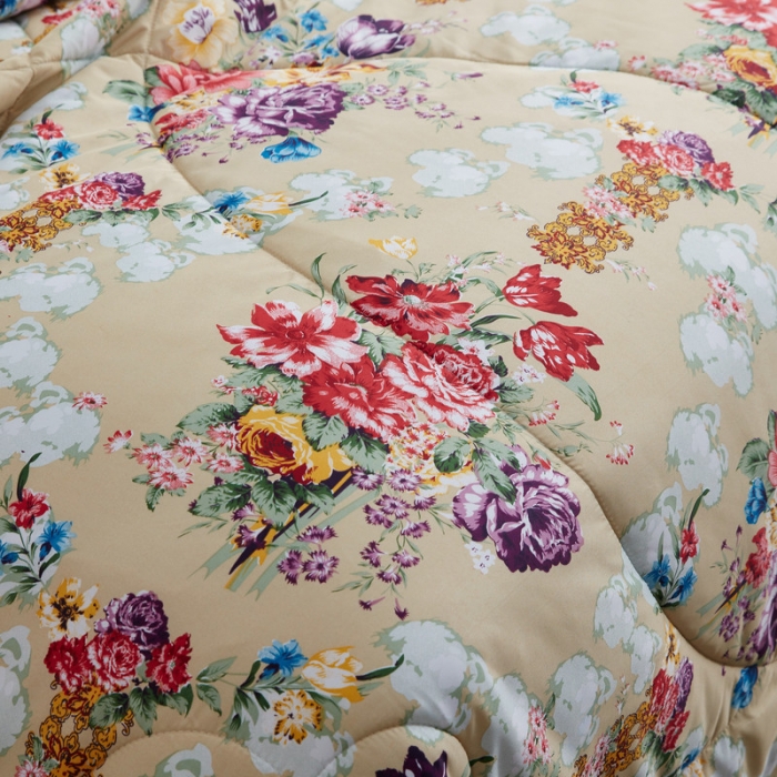 91家纺网 家纺一手货源 找家纺 鑫发家纺 2021新款丝绸印花被 一米阳光