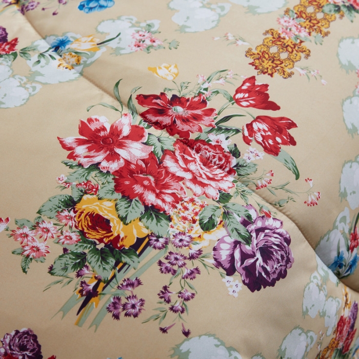 91家纺网 家纺一手货源 找家纺 鑫发家纺 2021新款丝绸印花被 一米阳光