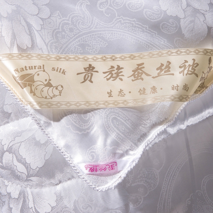 91家纺网 家纺一手货源 找家纺 鑫发家纺 2019新款牡丹花被 白色