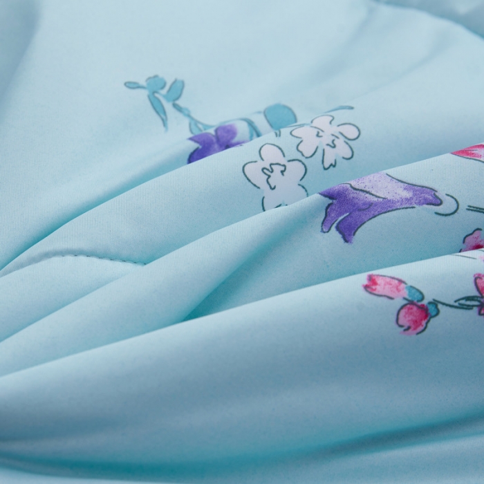 91家纺网 家纺一手货源 找家纺 鑫发家纺 2021新款丝绸印花被 国色天香兰