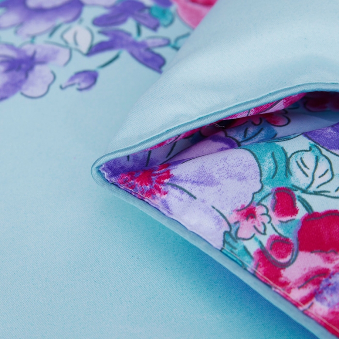 91家纺网 家纺一手货源 找家纺 鑫发家纺 2021新款丝绸印花被 国色天香兰