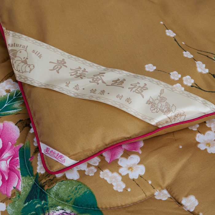 91家纺网 家纺一手货源 找家纺 鑫发家纺 2021新款丝绸印花被 江南春晓