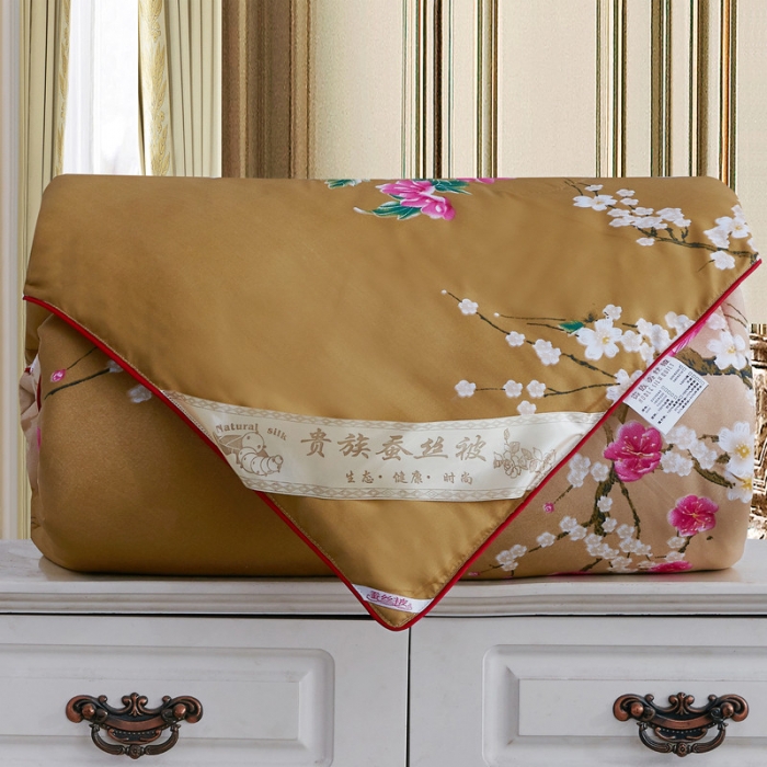 91家纺网 家纺一手货源 找家纺 鑫发家纺 2021新款丝绸印花被 江南春晓