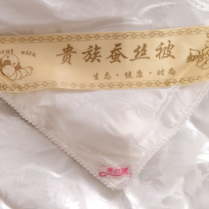 91家纺网 家纺一手货源 找家纺 鑫发家纺 2019新款蜘蛛花被 白色