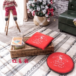 91家纺网 家纺一手货源 找家纺 米塔 2018新款圣诞织带系列坐垫 红毛衣,红毛衣（圆）,红毛衣（方）,任意两个，送毛毡拎包,圣诞款包装10元
