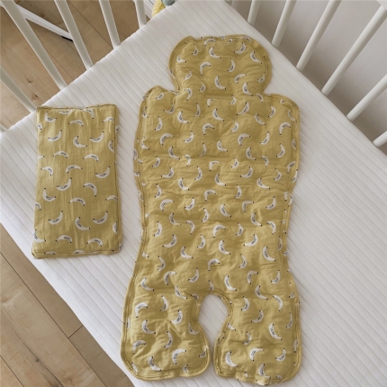 米塔 2019新款婴儿冰珠垫凉席坐垫冰枕 香蕉宝贝