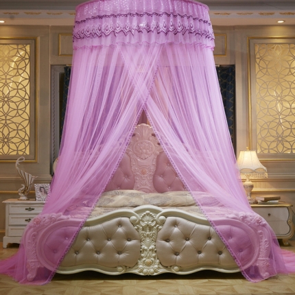 91家纺网 家纺一手货源 找家纺 （总）冉美家纺 2021新款圆顶蚊帐