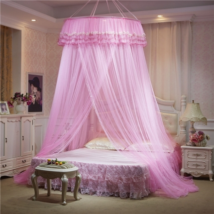 91家纺网 家纺一手货源 找家纺 （总）冉美家纺 2021新款圆顶蚊帐