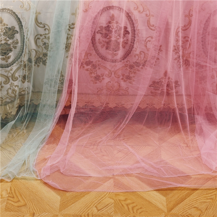 91家纺网 家纺一手货源 找家纺 冉美家纺 2021新款圆顶蚊帐缤纷粉绿