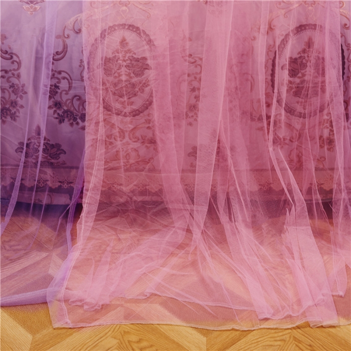 91家纺网 家纺一手货源 找家纺 冉美家纺 2021新款圆顶蚊帐缤纷粉紫