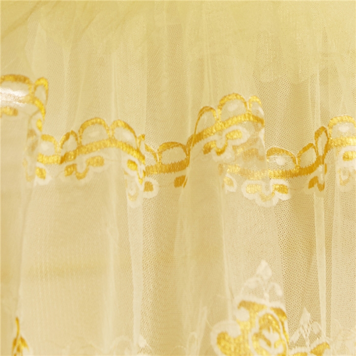 91家纺网 家纺一手货源 找家纺 冉美家纺 2021新款圆顶蚊帐倾城黄色