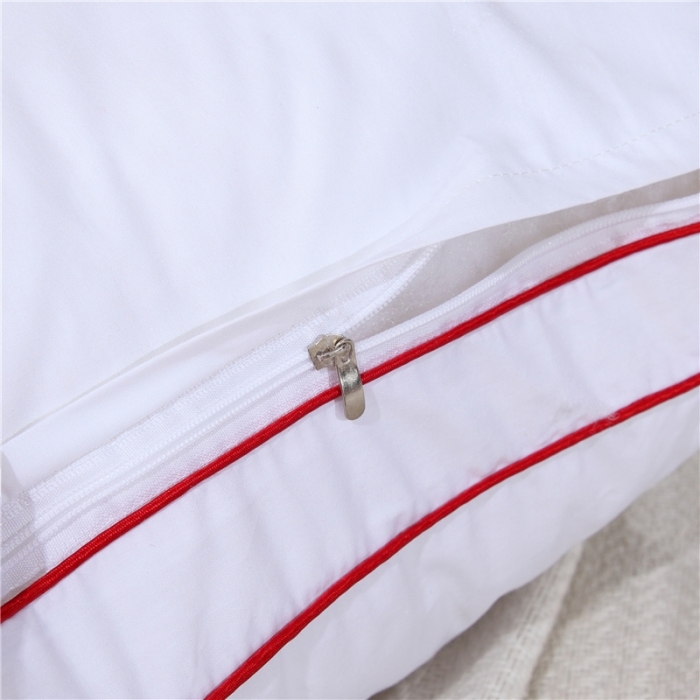 91家纺网 家纺一手货源 找家纺 天意美枕芯 1立体蝴蝶结婚庆绣花羽丝绒枕