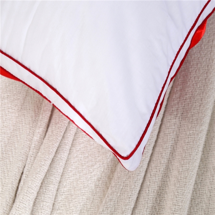 91家纺网 家纺一手货源 找家纺 天意美枕芯 2立体婚庆绣花羽丝绒枕