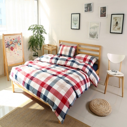 91家纺网 家纺一手货源 找家纺 (总)优宜家纺织 纯棉水洗棉四件套系列床单款