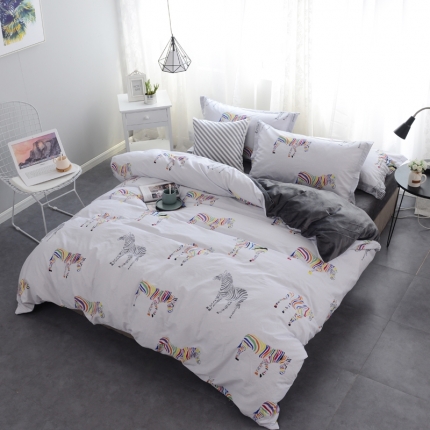 91家纺网 家纺一手货源 找家纺 （总）一米阳光 棉加绒无花边系列 