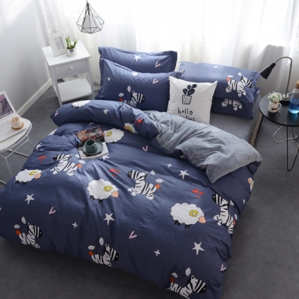 91家纺网 家纺一手货源 找家纺 （总）一米阳光 棉加绒无花边系列 