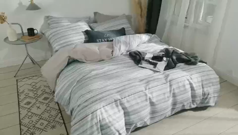 91家纺网 家纺一手货源 找家纺 梦家居 2018新款北欧简约冷淡风套件格拉斯