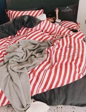 91家纺网 家纺一手货源 找家纺 慕梵 2019新款轻奢天丝绸四件套 飞越地平线