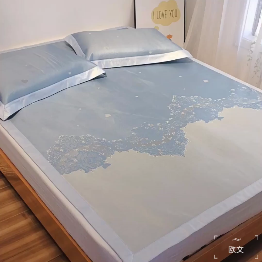 91家纺网 家纺一手货源 找家纺 本希 2019年水洗养生席提花单席款 欧文