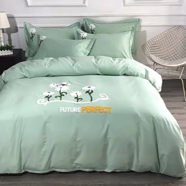 91家纺网 家纺一手货源 找家纺 13372田园风全棉毛巾绣四件套纯棉绣花四件套全棉刺绣四件套