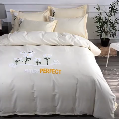 91家纺网 家纺一手货源 找家纺 13372田园风全棉毛巾绣四件套纯棉绣花四件套全棉刺绣四件套