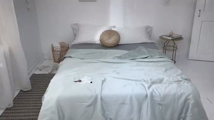 91家纺网 家纺一手货源 找家纺 润缦家纺 2019新款60天丝夏被比心系列 茵石绿