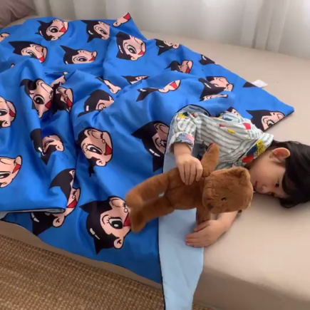 91家纺网 家纺一手货源 找家纺 星期八 2019新款ins风夏被  阿童木