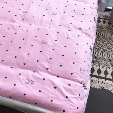 91家纺网 家纺一手货源 找家纺 棉生活 2019新款学生三件套 蜜爱