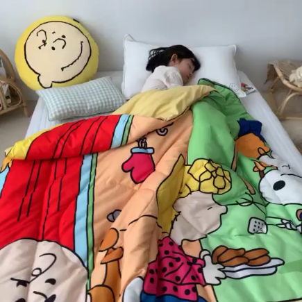 91家纺网 家纺一手货源 找家纺 （总）星期八 2019新款史努比春秋被