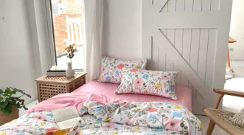 91家纺网 家纺一手货源 找家纺 时年 2019全棉小可爱四件套 朵拉