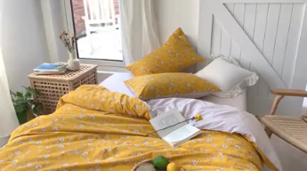 91家纺网 家纺一手货源 找家纺 时年 2019全棉小可爱四件套 明媚