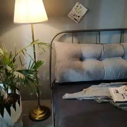 91家纺网 家纺一手货源 找家纺 永光新款棉麻长三角靠垫 深灰床头靠垫大靠背靠枕双人可拆洗