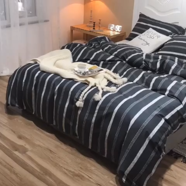 91家纺网 家纺一手货源 找家纺 珺柔家纺 2019新款13372全棉四件套 安珂