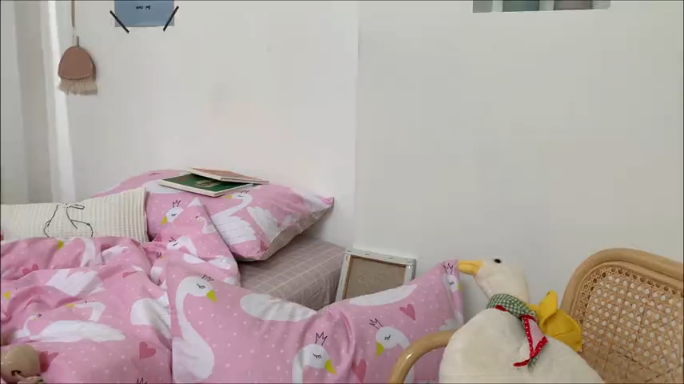 91家纺网 家纺一手货源 找家纺 时年 2019全棉小可爱四件套 天鹅公主