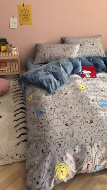 91家纺网 家纺一手货源 找家纺 时年 2019棉加绒系列三四件套 狗崽队