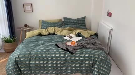 91家纺网 家纺一手货源 找家纺 时年 轻奢系列全棉床单款四件套 谷雨