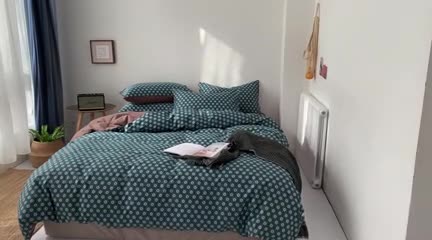 91家纺网 家纺一手货源 找家纺 时年 轻奢系列全棉床单款四件套 芒种